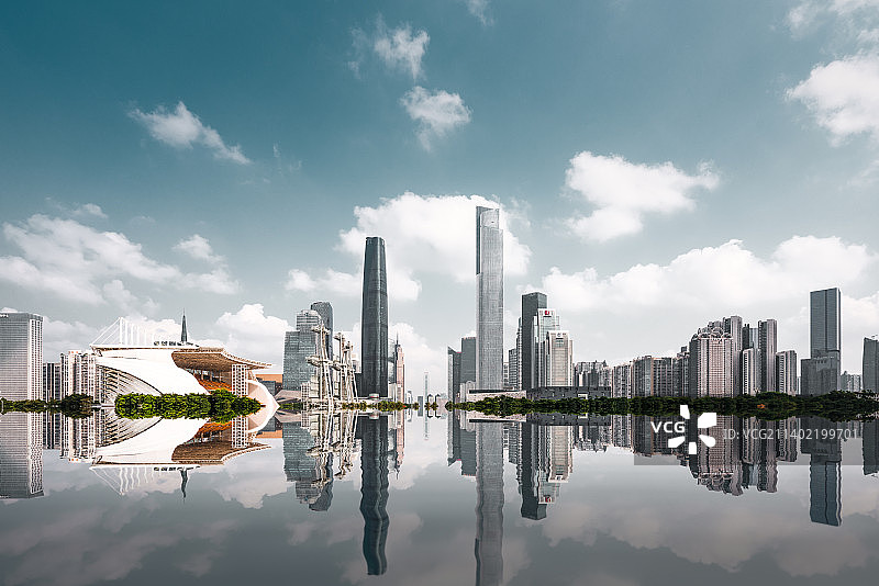 广州城市风光图片素材
