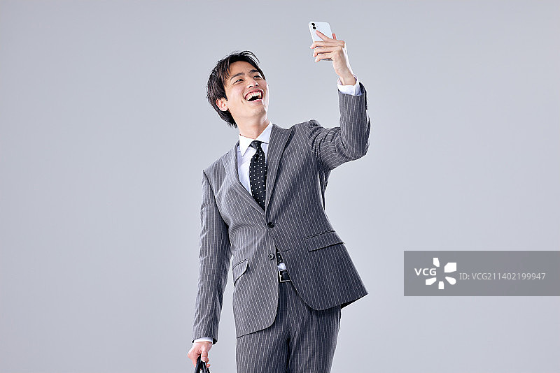 日本商人证件照图片素材