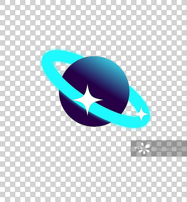 来自太空轨道的彩色的星球星轨星星图片素材