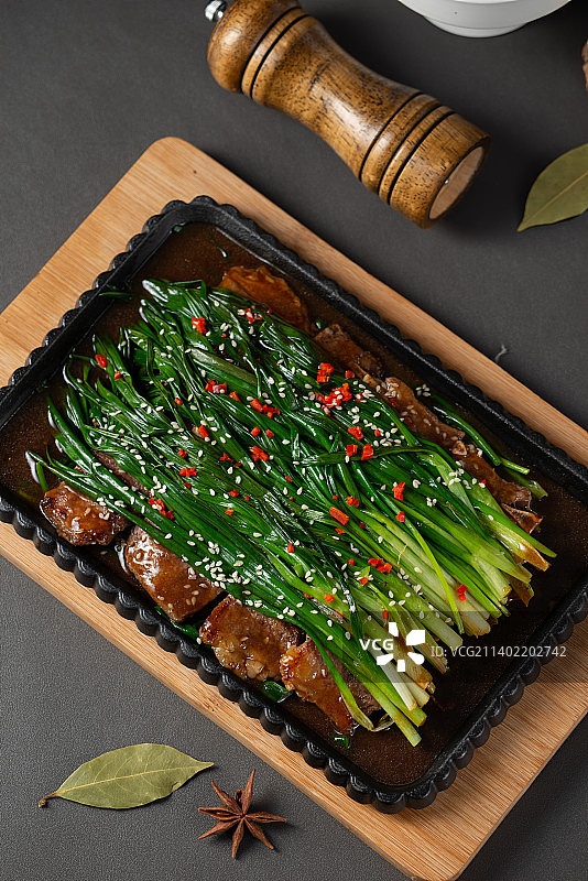 葱香牛仔骨图片素材