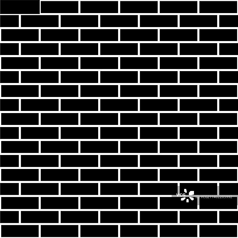 黑色砖墙无缝图案图片素材