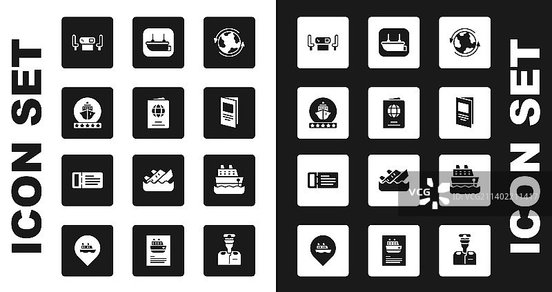 世界通行证邮轮扑克桌图片素材