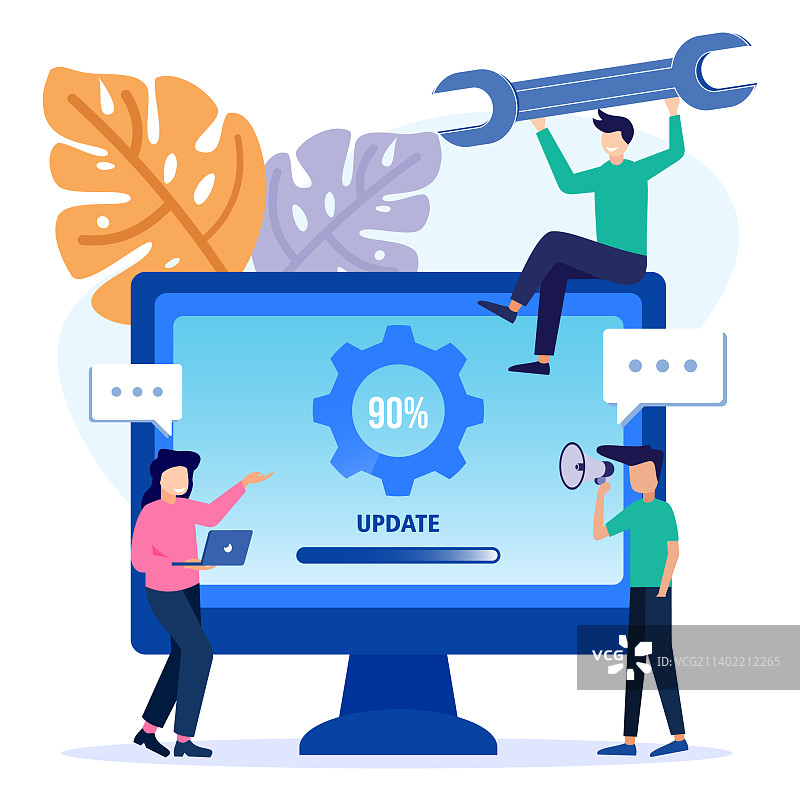 卡通人物系统更新图片素材