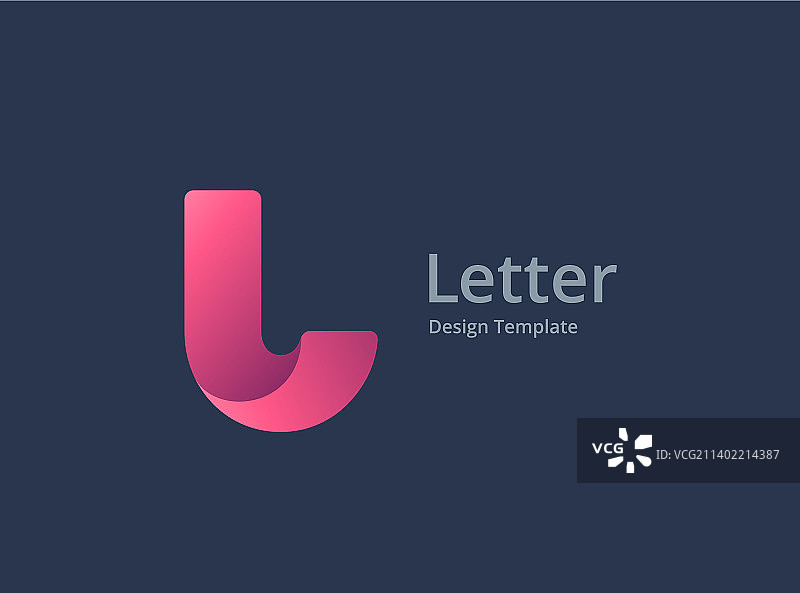 L字母标志图标设计模板图片素材