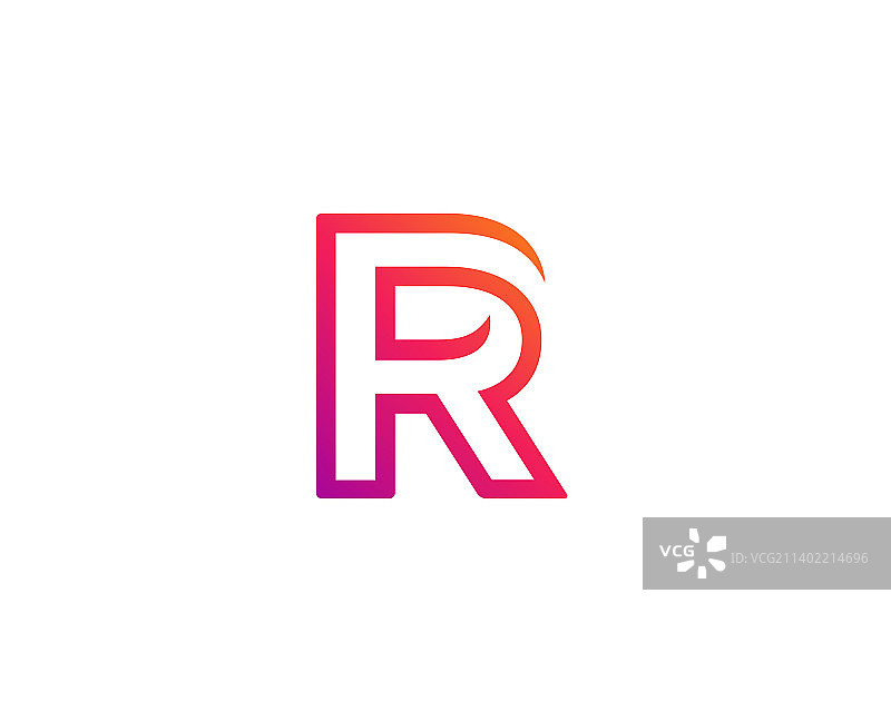 字母R标志图标设计模板元素图片素材