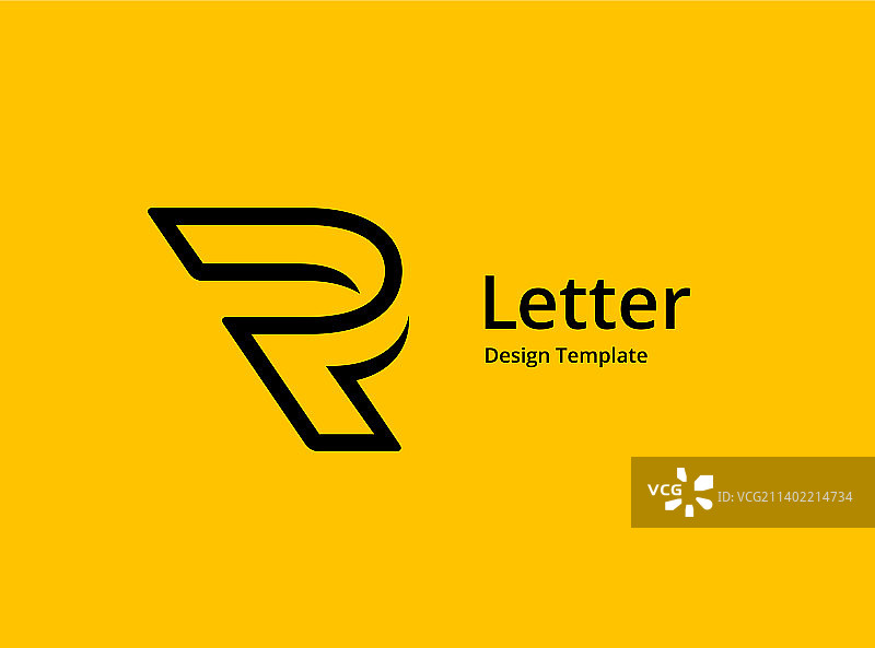字母R标志图标设计模板元素图片素材