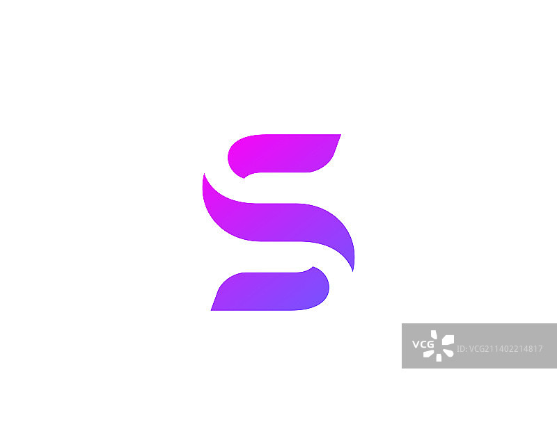 字母S或数字5 Logo图标设计模板图片素材