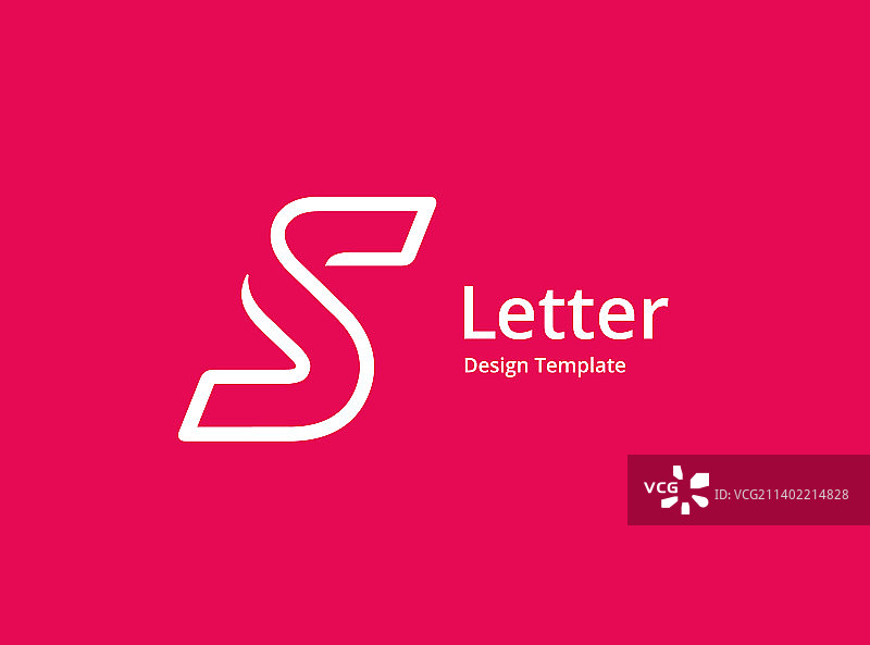 字母S或数字5 Logo图标设计模板图片素材