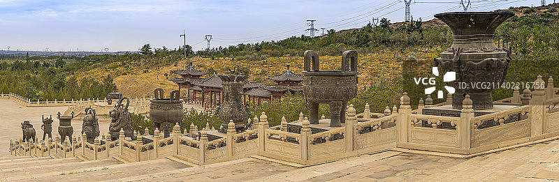 宁夏吴忠市青铜峡金沙湾旅游区---古代文物仿品图片素材