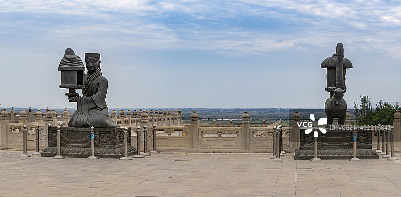 宁夏吴忠青铜峡金沙湾旅游区--仿制宫灯图片素材