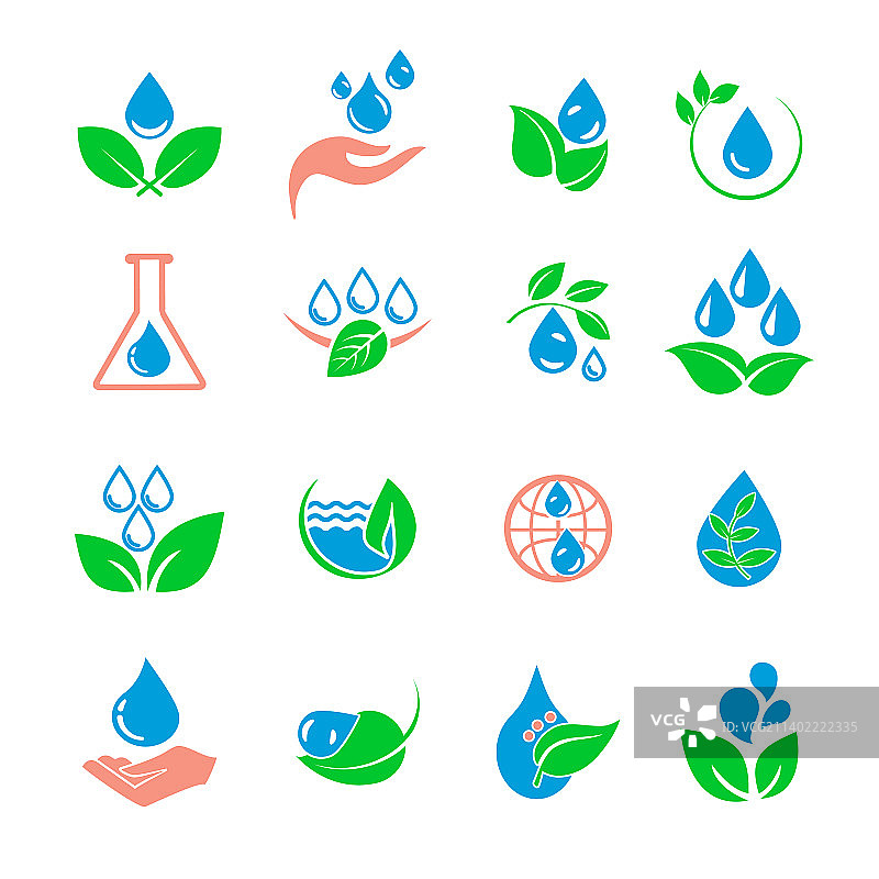 水滴图标合集图片素材
