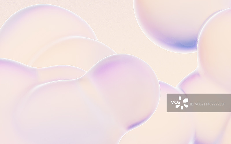 透明渐变流体背景3D渲染图片素材