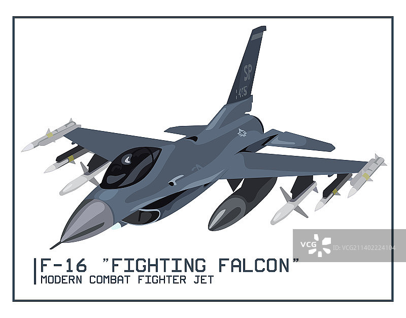 F-16战隼战斗机图片素材