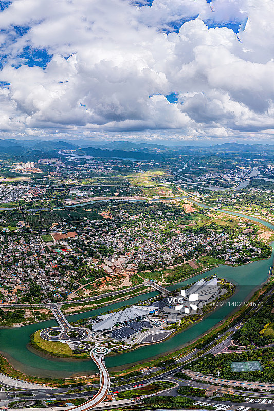 海南省三亚市海棠区海棠湾三亚国际免税城二期图片素材