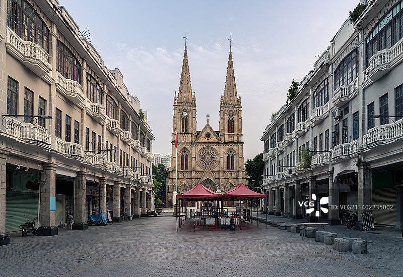 广州，圣心大教堂，石室图片素材