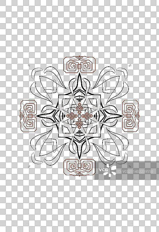 中国传统纹样花卉植物静物图片素材