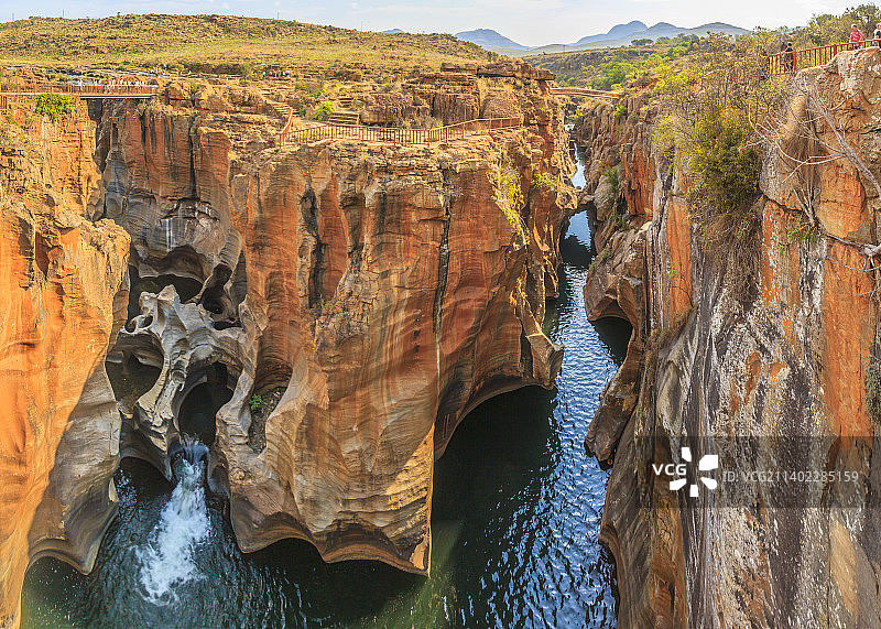 南非布莱德河峡谷自然保护区的伯克斯幸运壶穴图片素材