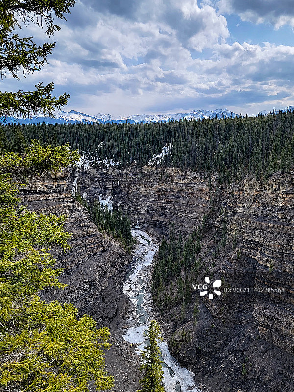加拿大艾伯塔省清水县陆地风光图片素材