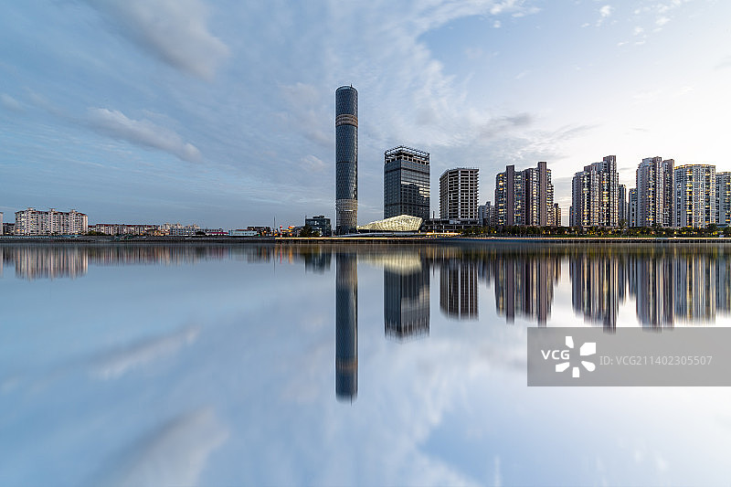 上海宝山长滩风光图片素材