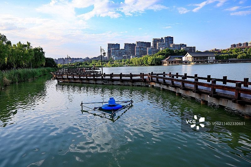 陕西西安曲江池遗址公园图片素材
