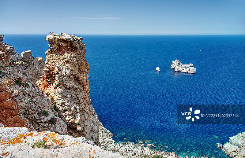 西班牙巴利阿里群岛圣安东尼奥德波特马尼海景图片素材