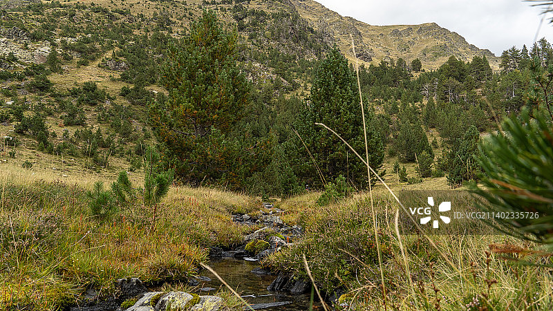 安道尔奥尔迪诺的壮丽风光图片素材