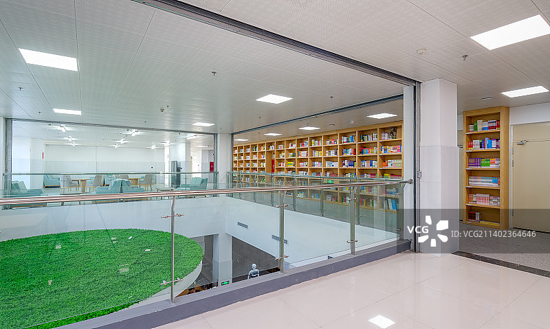 图书馆内景图片素材