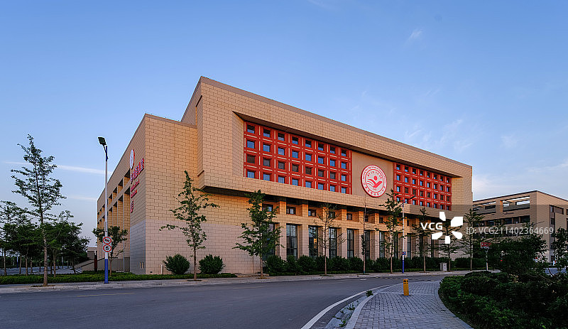 中国山东聊城一中多功能礼堂图片素材