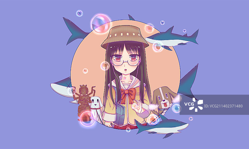 麻衣同人图片素材