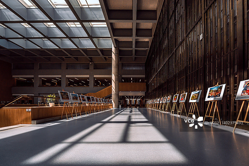 《陕西省新图书馆》图片素材