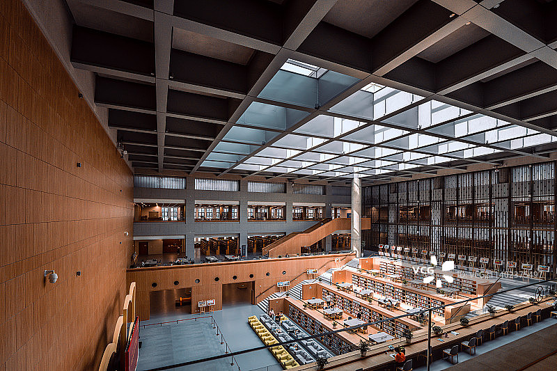 《陕西省新图书馆》图片素材