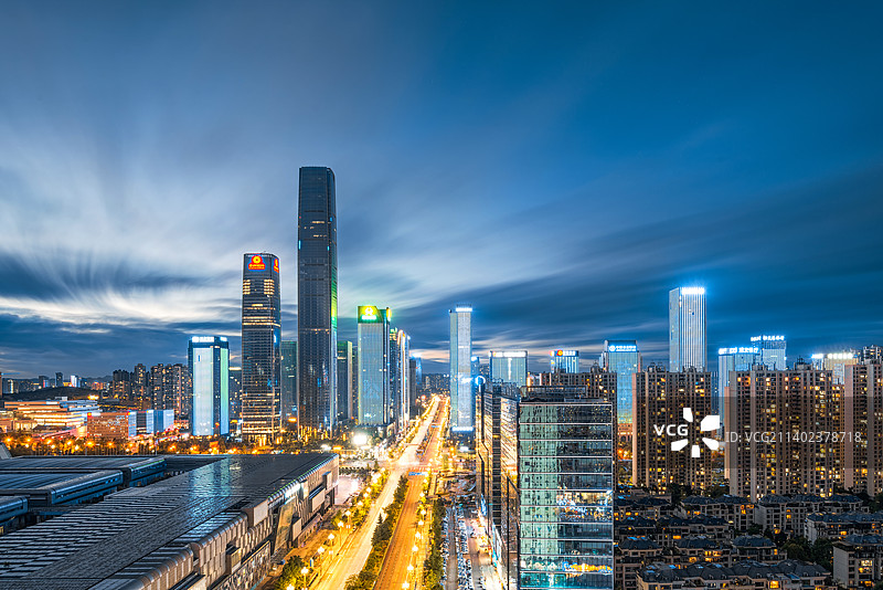 贵阳金融城全景图片素材