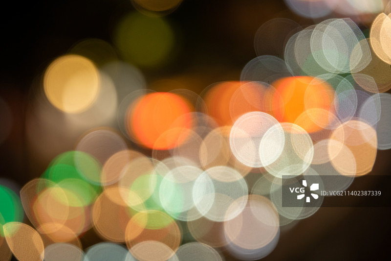 浪漫灯光光斑背景图片素材