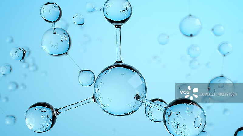 水分子结构图片素材