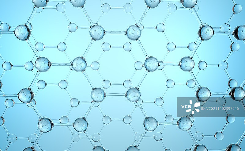 水分子结构图片素材