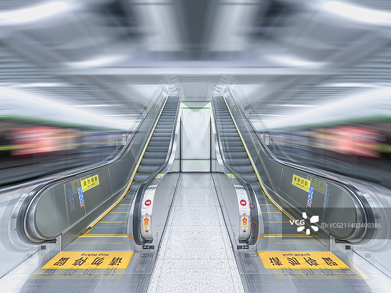 福建省厦门市地铁站电梯图片素材