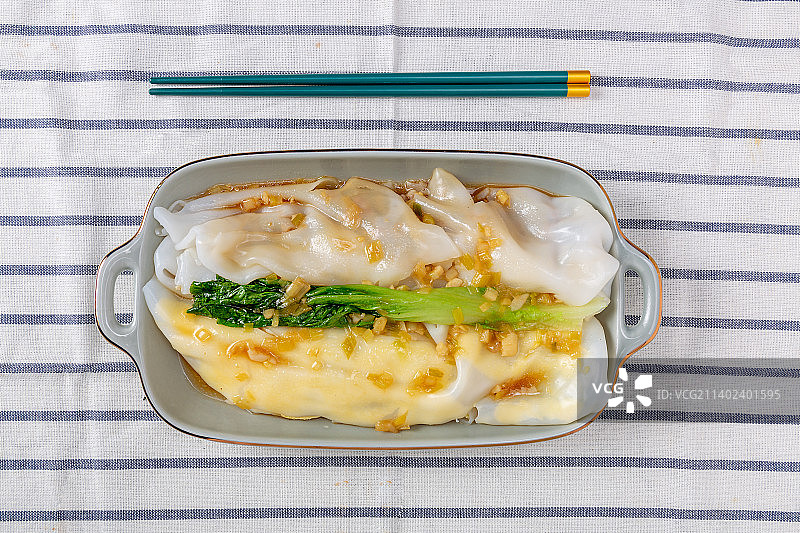 广式鸡蛋瘦肉肠粉图片素材