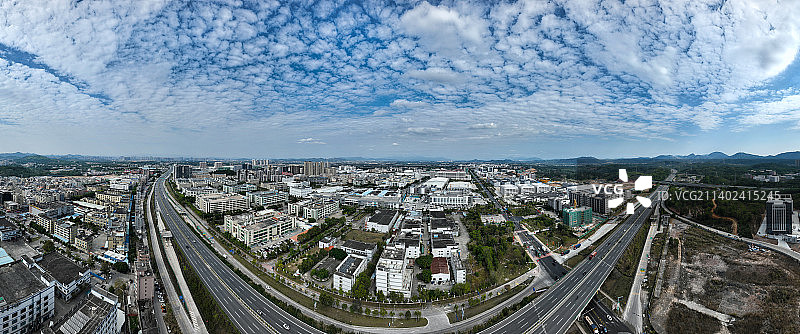 广东省惠州市惠城仲恺高新区惠南高新科技产业园航拍图片素材