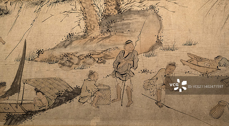 北京故宫博物院  “众生百态——故宫博物院藏历代人物画特展”图片素材