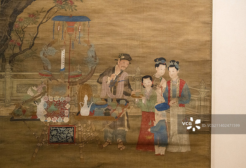 北京故宫博物院  “众生百态——故宫博物院藏历代人物画特展”图片素材