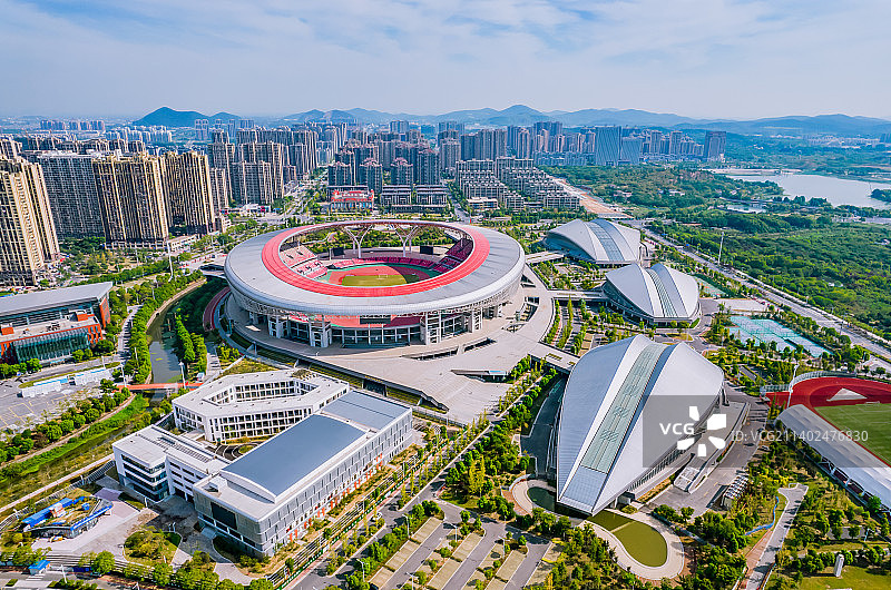 马鞍山城东 崛起的现代化新城图片素材