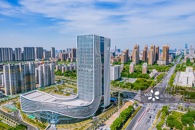 马鞍山城东 崛起的现代化新城图片素材