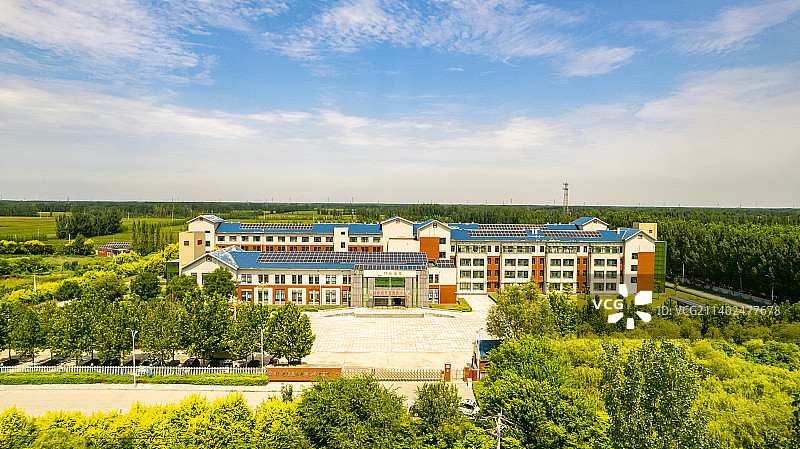 环境优美的医养结合养老服务中心图片素材