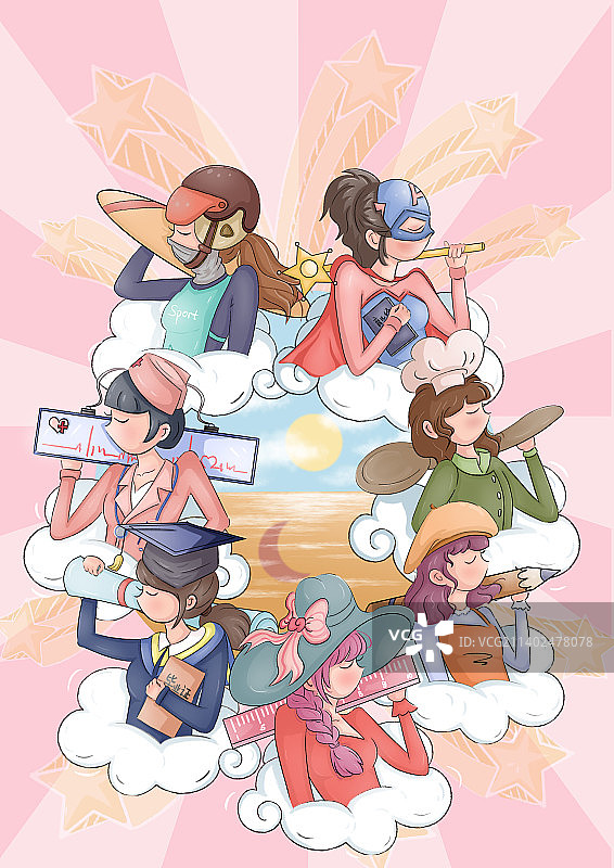 女性力量图片素材