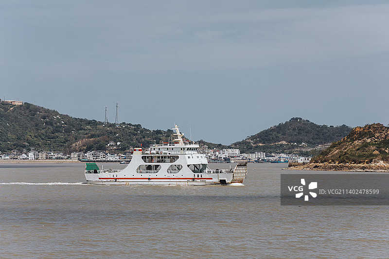 浙江宁波象山石浦石鹤轮渡图片素材