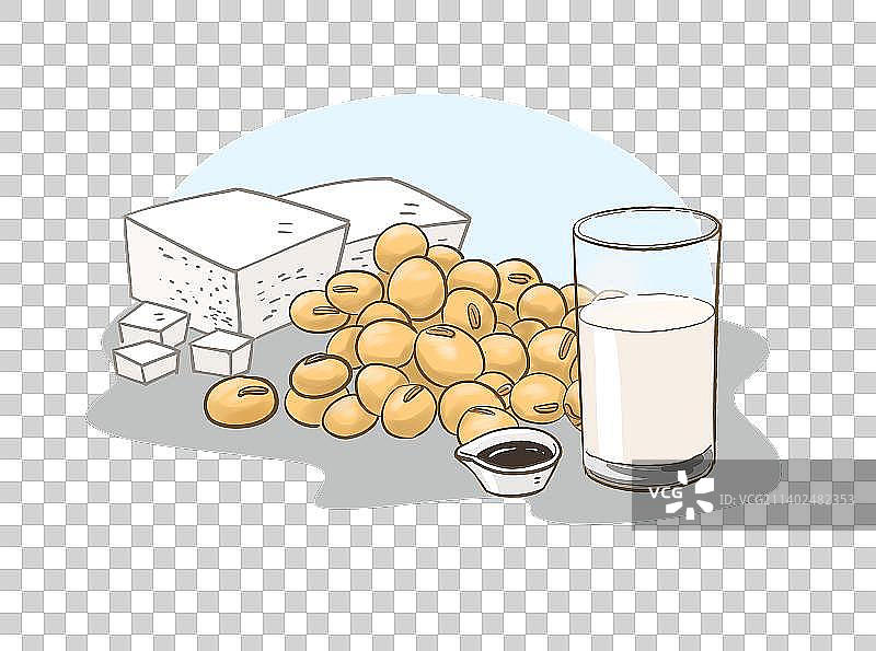 黄豆与豆制品图片素材
