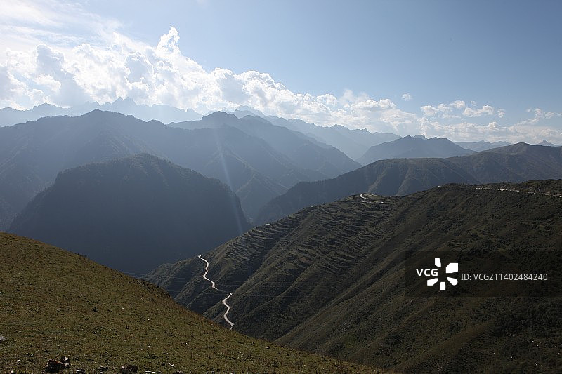 腊子口风光=甘南迭部腊子口乡图片素材