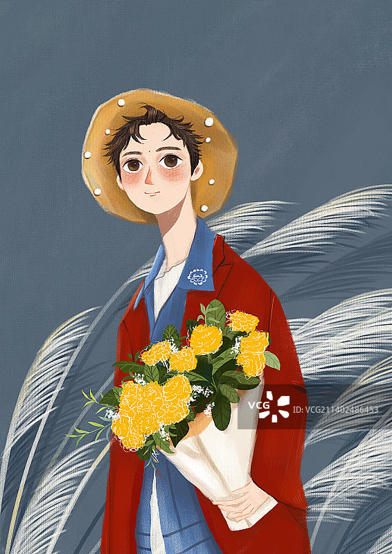 原创插画头像图片素材