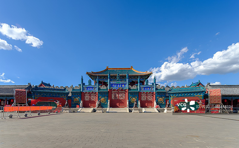 中国山西大同古城代王府棂星门图片素材