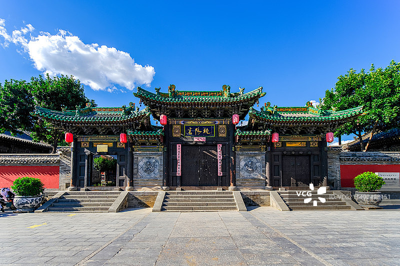 中国山西大同古城纯阳宫北宫图片素材